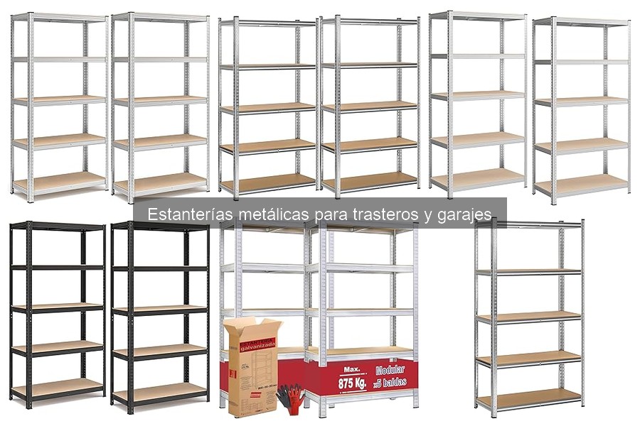 Mejores lugares para comprar estanterías metálicas para trasteros