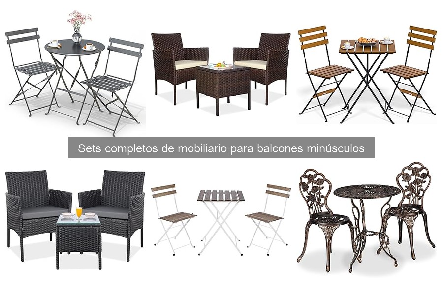 Mejores lugares para comprar sets de mobiliario para balcones