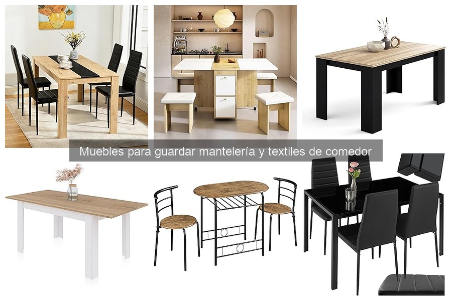 Mejores materiales para muebles de almacenamiento de mantelería