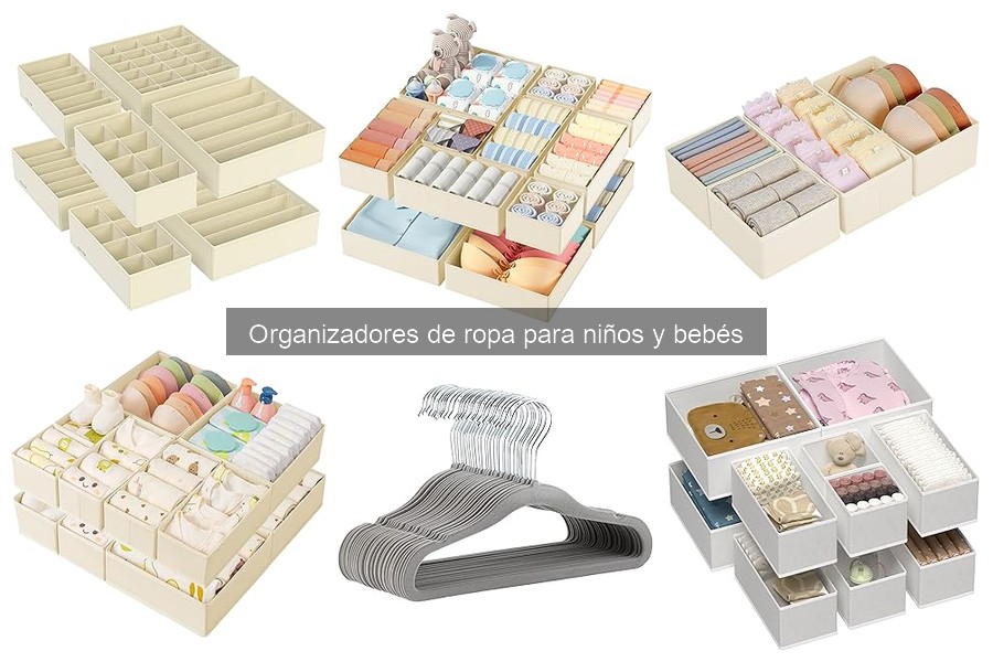 Mejores organizadores de ropa para bebés según sus necesidades