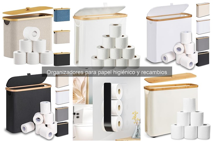 Mejores organizadores para papel higiénico en casas pequeñas