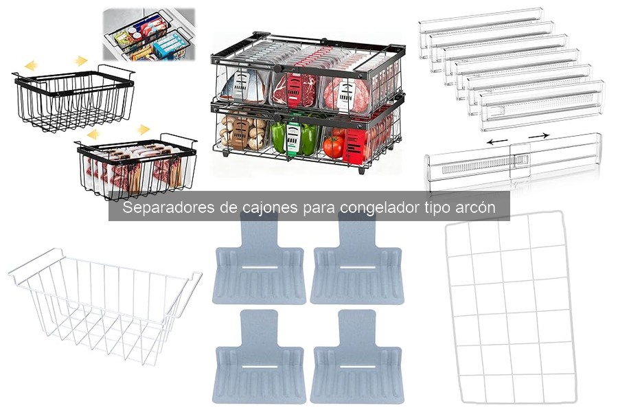 Mejores separadores de cajones para congeladores tipo arcón