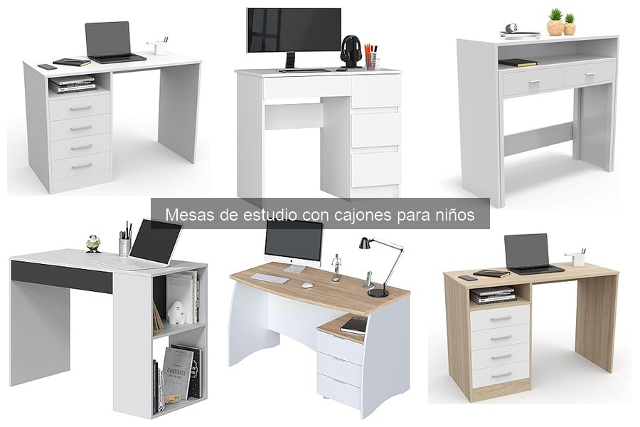 Mejores tiendas para comprar mesas de estudio con cajones para niños