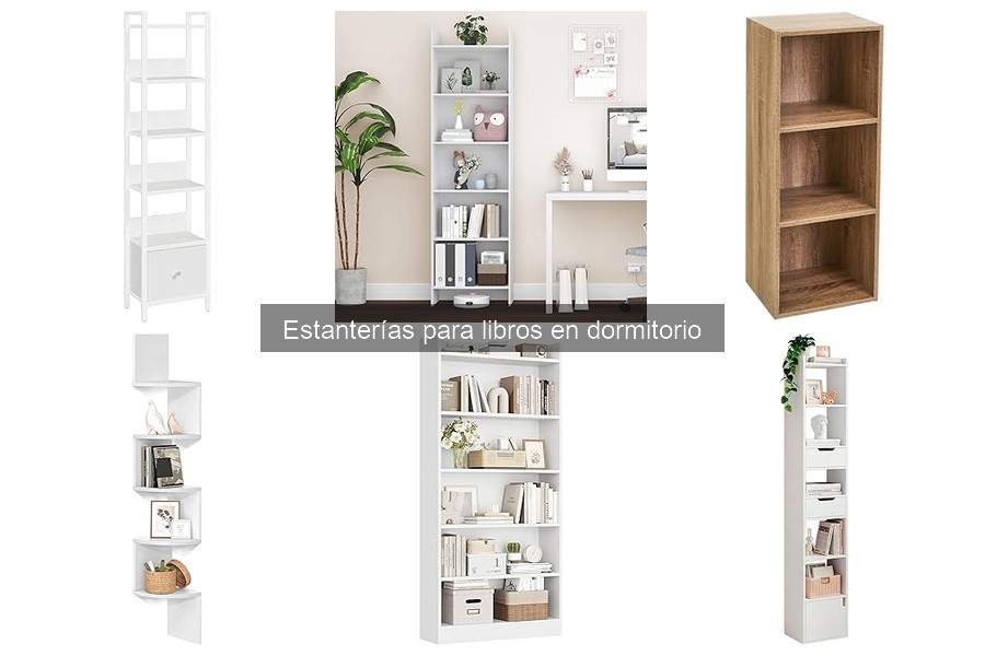 Mejores ubicaciones para estanterías en dormitorios pequeños