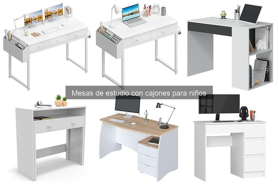 Mesas de estudio con cajones vs. sin cajones: ¿Cuál elegir?