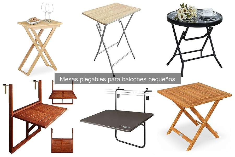 Ofertas en mesas plegables para balcones pequeños ¡Aprovecha!