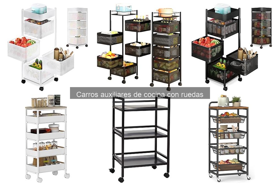 Opiniones de carros auxiliares de cocina: análisis y reseñas