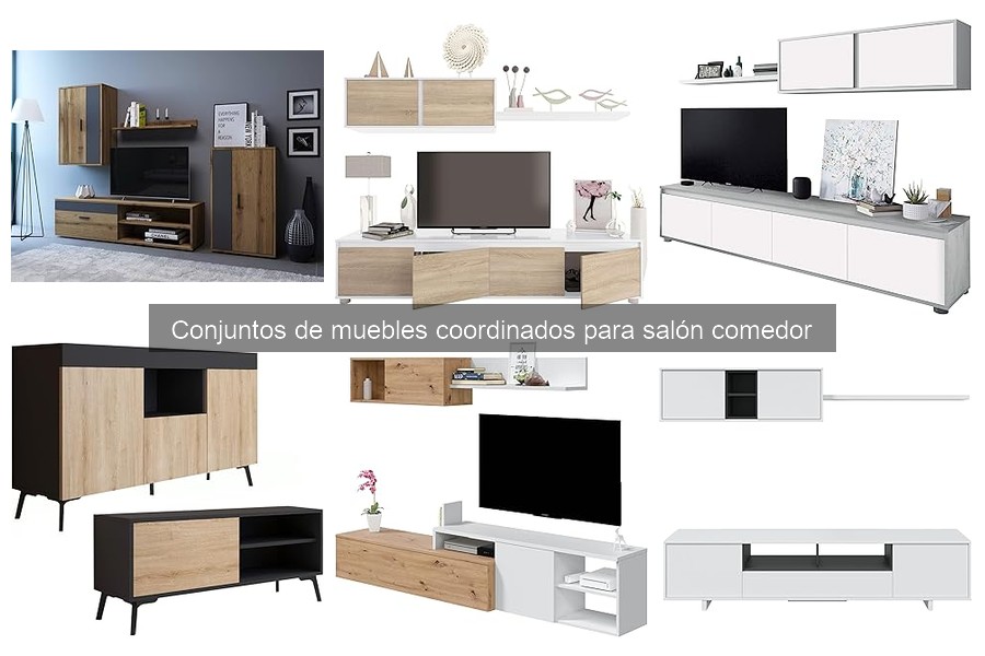 Opiniones sobre conjuntos de muebles coordinados para salón