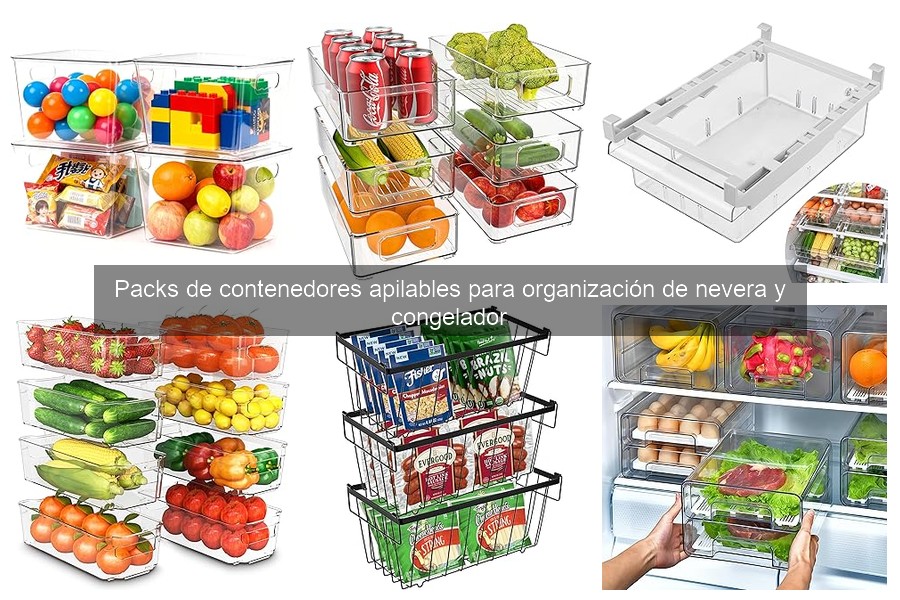 Opiniones sobre contenedores apilables para nevera y congelador