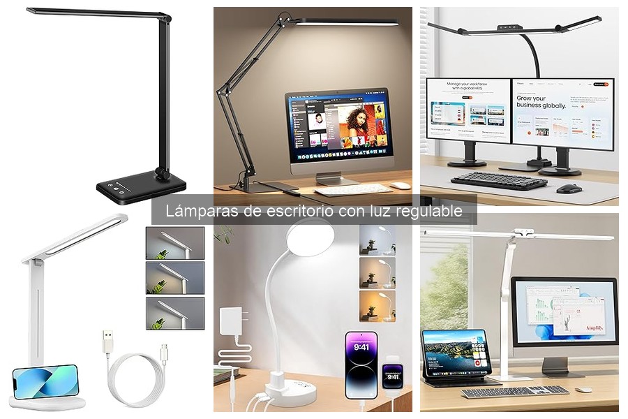 Opiniones sobre lámparas de escritorio con luz regulable