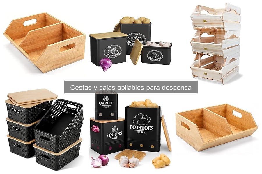 Opiniones sobre las mejores cestas y cajas apilables