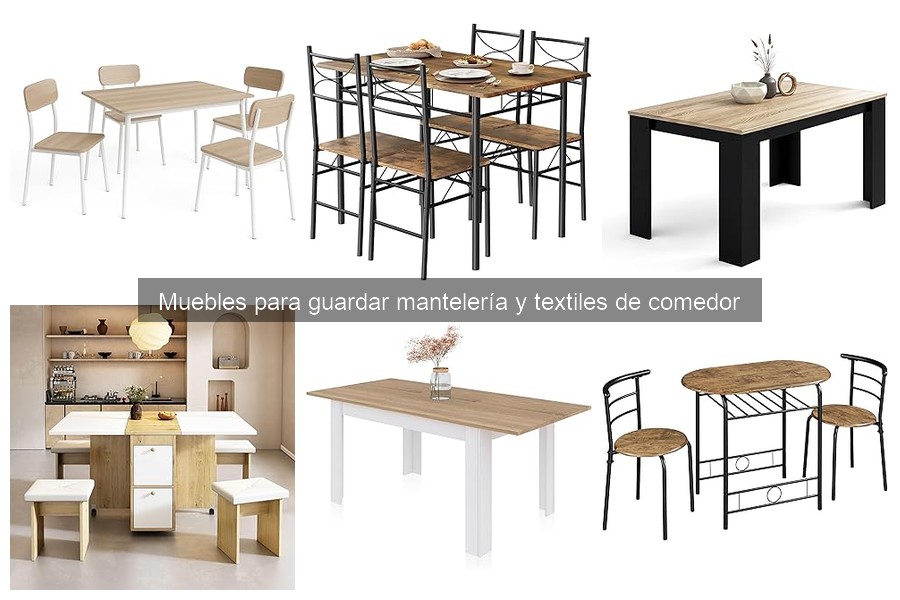 Organiza tu mantelería en muebles de almacenamiento eficazmente