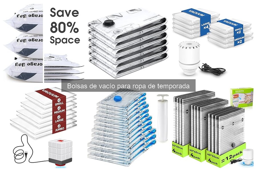 Organiza tu ropa de temporada con bolsas de vacío
