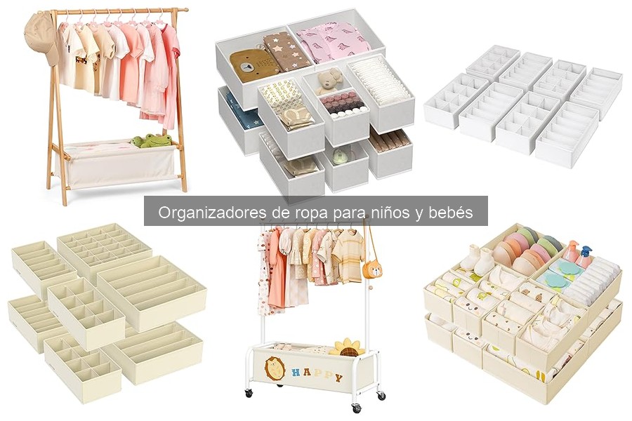 Organizadores de ropa para niños: tipos y características