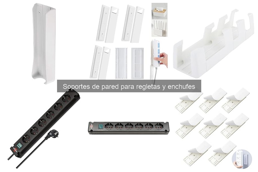 Precio promedio de soportes de pared para regletas y enchufes