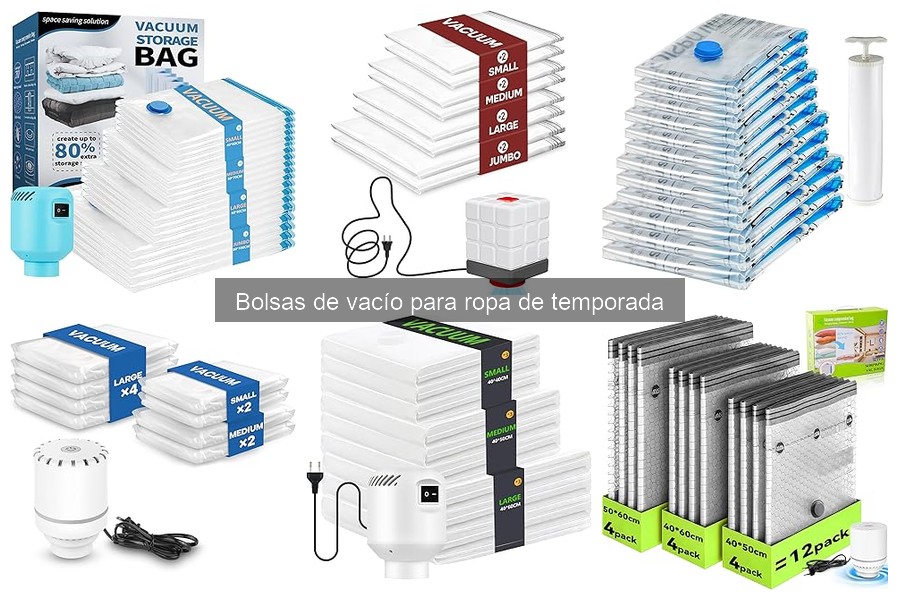 Precios de bolsas de vacío para ropa: guía de compra
