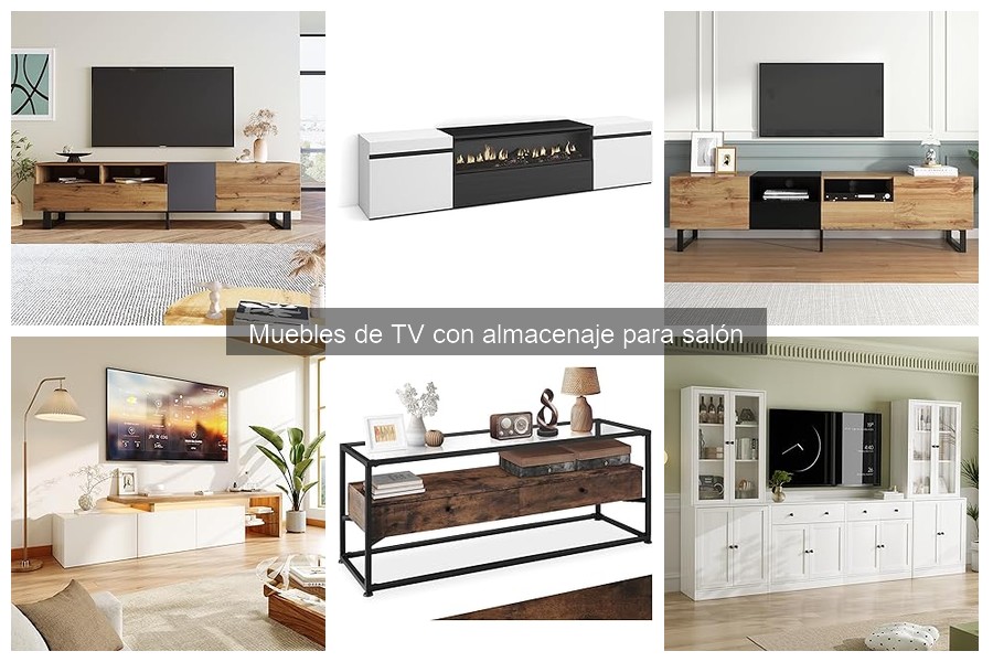 Precios de muebles de TV con almacenaje en Amazon