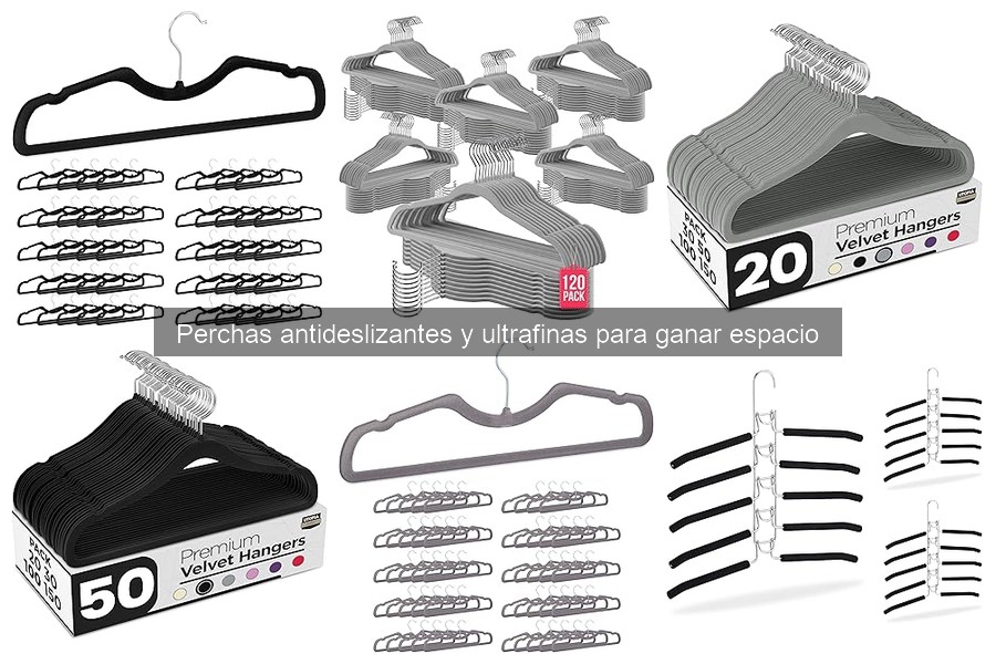 Problemas comunes al usar perchas ultrafinas para ropa