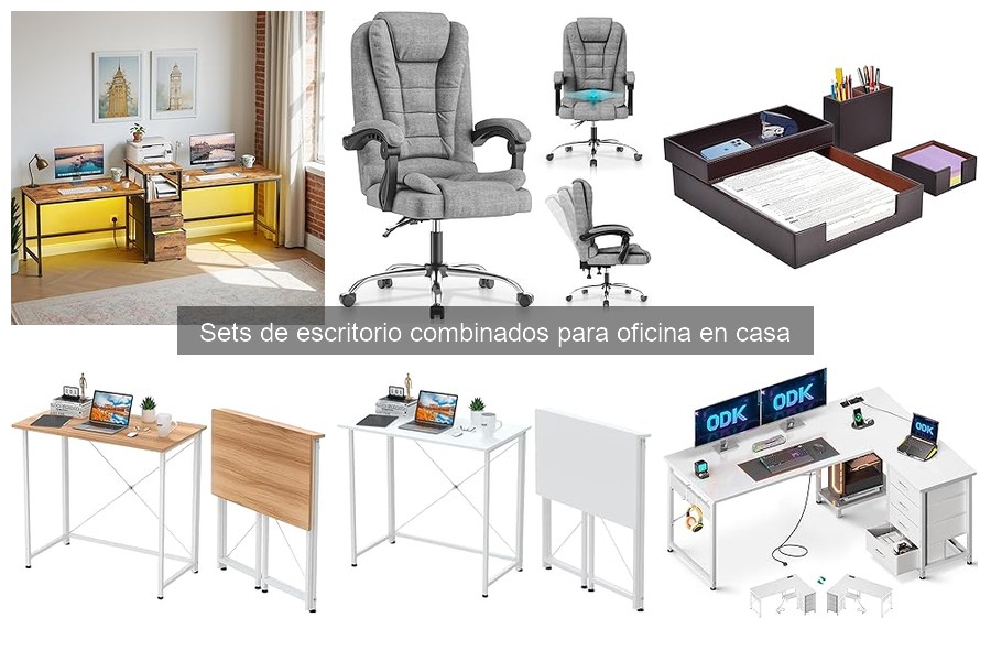 Problemas comunes al usar sets de escritorio combinados