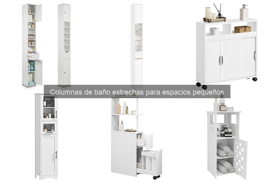 Problemas comunes con columnas de baño estrechas y soluciones