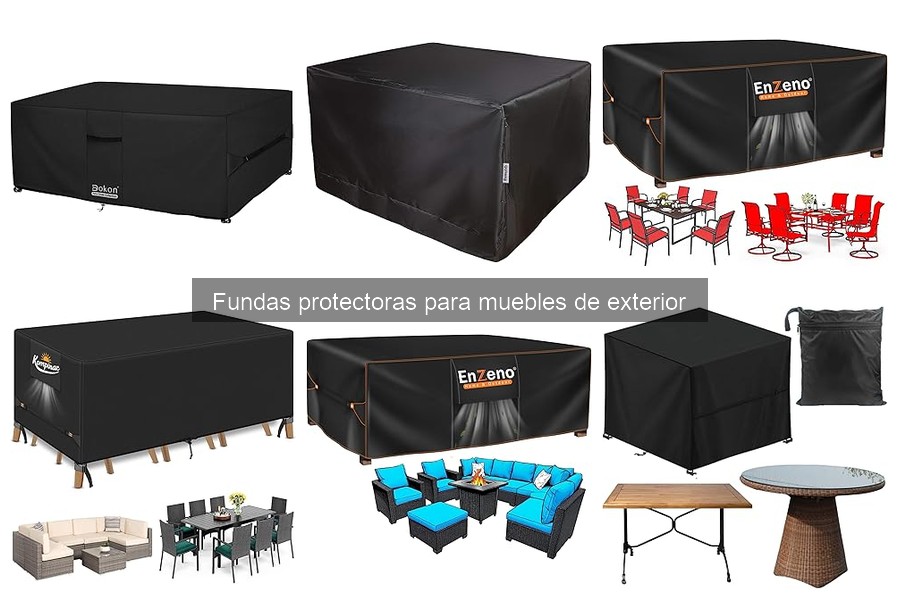 Problemas comunes con fundas protectoras para muebles de exterior