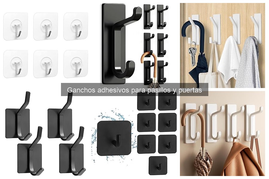 Problemas comunes con ganchos adhesivos y soluciones prácticas