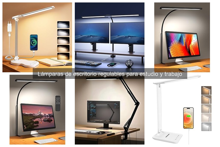 Problemas comunes con lámparas de escritorio regulables y soluciones