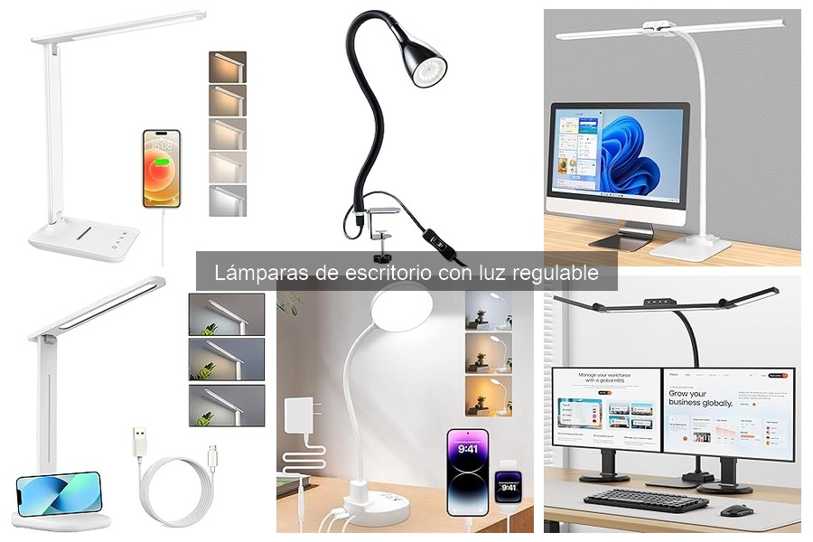 Problemas comunes con lámparas de escritorio regulables