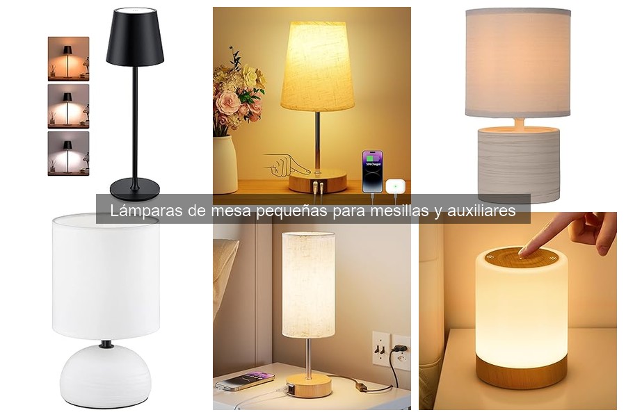 ¿Qué son las lámparas de mesa pequeñas? Características y usos