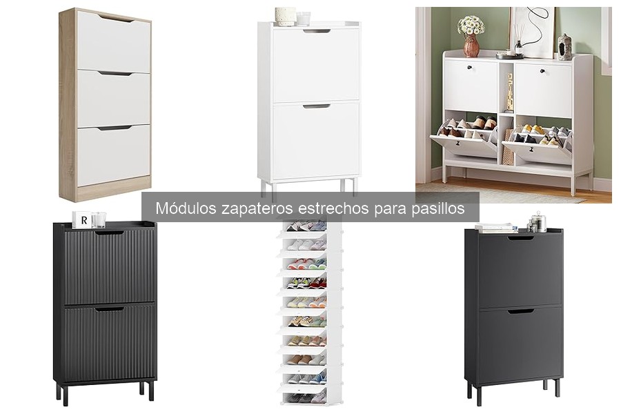¿Qué son los módulos zapateros estrechos para pasillos?