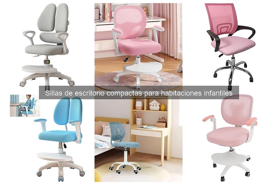 Sillas de escritorio compactas ergonómicas para niños