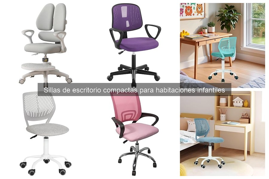 Sillas de escritorio compactas: tendencias de diseño infantil