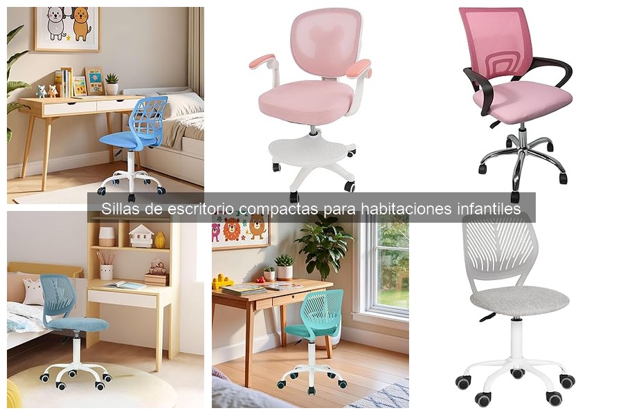 Sillas de escritorio compactas vs tradicionales para niños