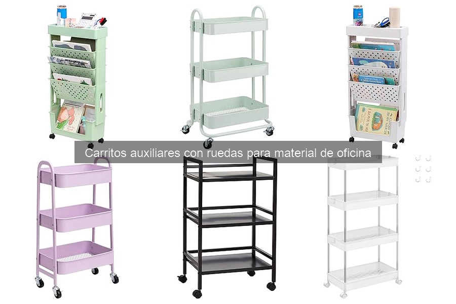 Soluciona problemas comunes con carritos auxiliares de oficina