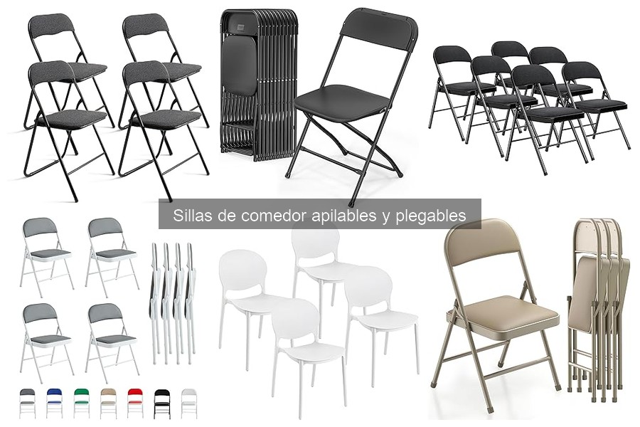 ¿Son cómodas las sillas de comedor plegables? Descúbrelo aquí