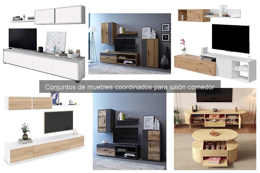 ¿Son prácticos los conjuntos de muebles coordinados para salones?