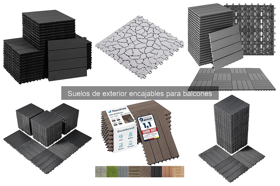 Suelos de exterior encajables: ¿resistentes a la intemperie?