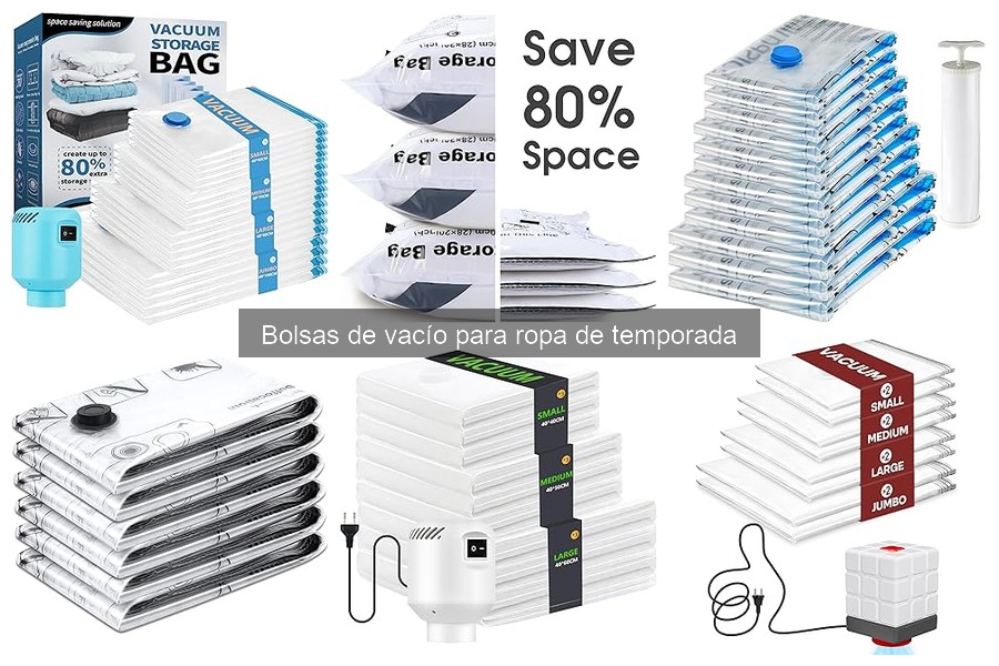 Tipos de bolsas de vacío para ropa: guía de usos y beneficios