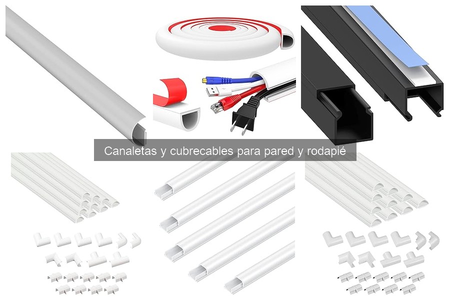 Tipos de canaletas y cubrecables para el hogar