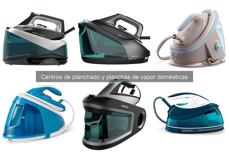 Tipos de centros de planchado y planchas de vapor para el hogar