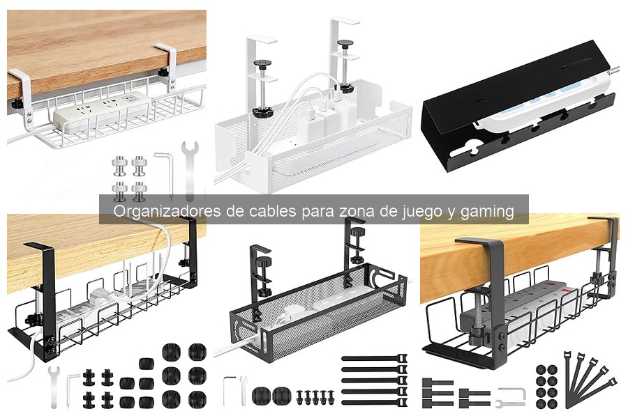 Tipos de organizadores de cables para un gaming ordenado