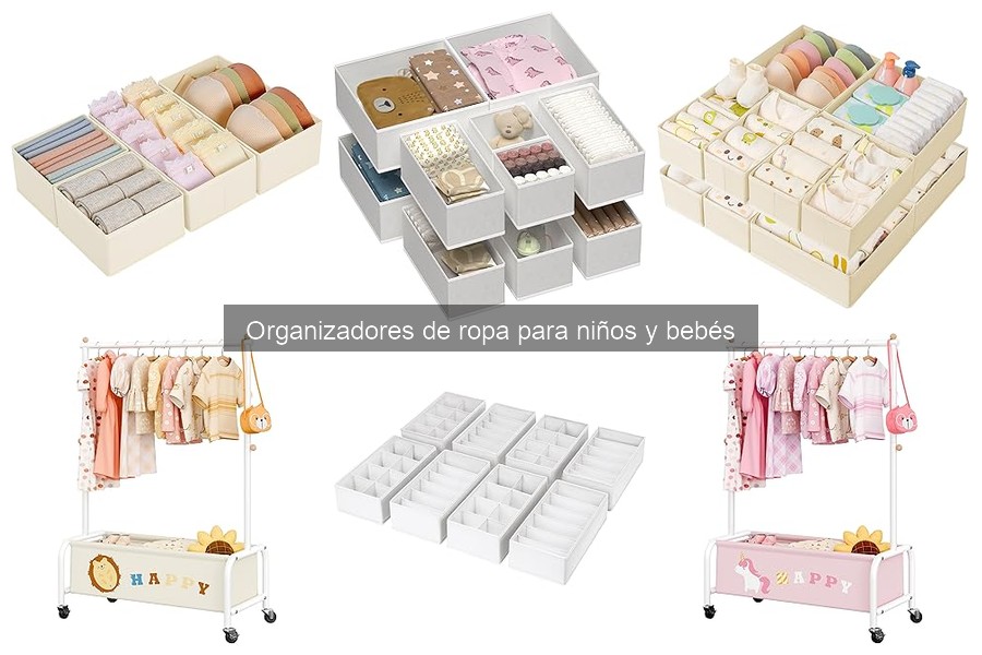 Tipos de organizadores de ropa para niños: opciones y consejos