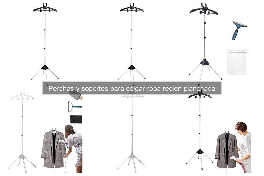 Tipos de perchas y soportes para colgar ropa recién planchada