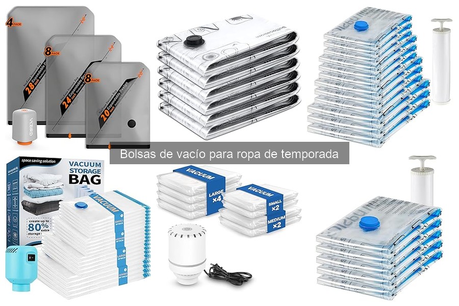 Todo sobre las bolsas de vacío para ropa: beneficios y uso