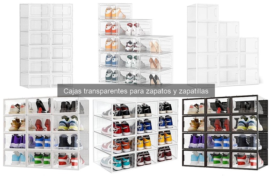 Usos Creativos de Cajas Transparentes para Zapatos