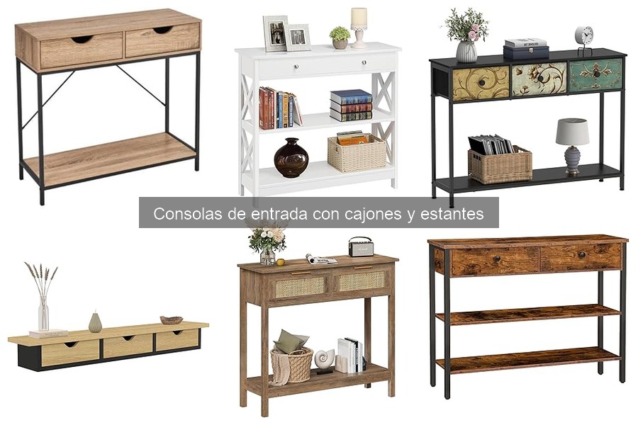 Ventajas de las Consolas de Entrada con Cajones y Estantes