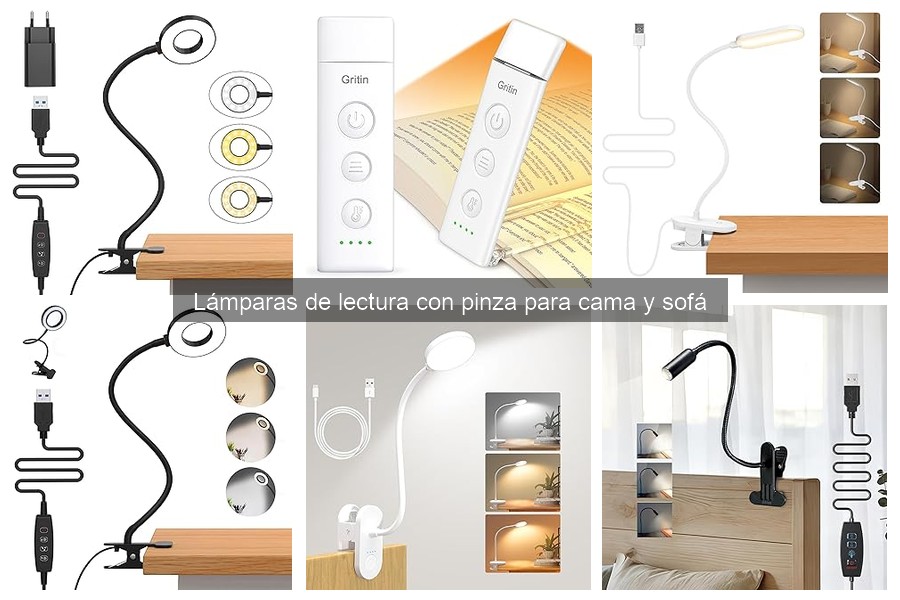 Ventajas de las lámparas de lectura con pinza en el hogar
