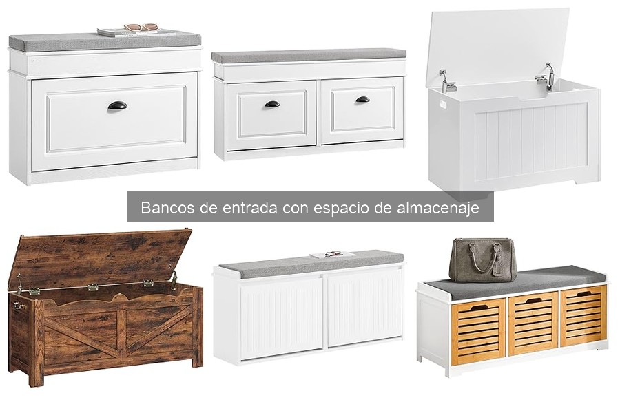 Ventajas de los bancos de entrada con espacio de almacenaje