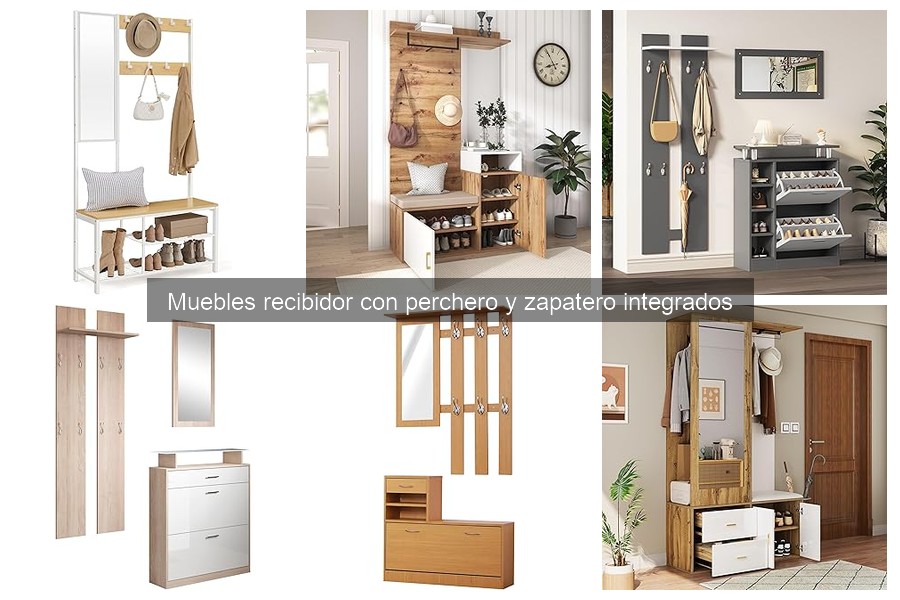Ventajas de los muebles recibidor con perchero y zapatero integrados