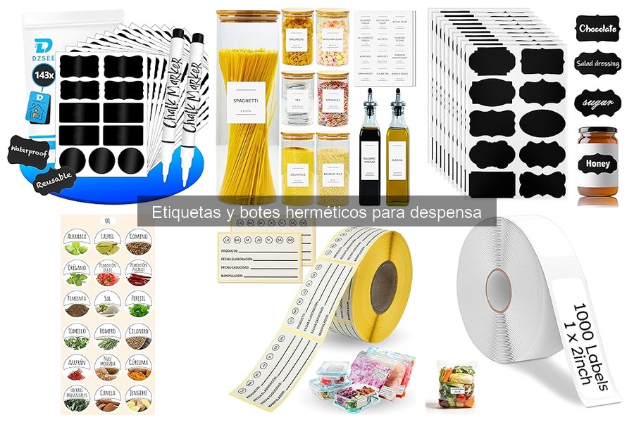 Ventajas de usar botes herméticos en la despensa